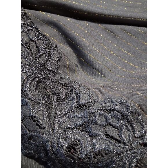 Y2K Sweet Nothings Womens Size XL Lace Metallic Whimsigoth Fairygoth Witchy Cami - Picture 10 of 10